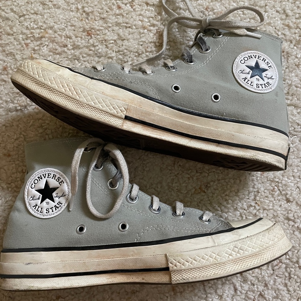 Converse Chuck Taylor All Star High Top Sneakers in Light Gray